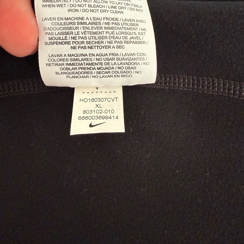 Nike Pro Warm Training Tights for Women in Black - Picture 5 of 5